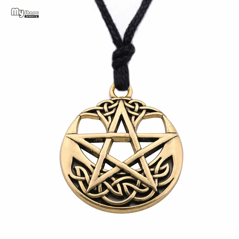 Мой Форма Древо жизни Wicca Звезда Давида кулон заявление ожерелье печатка из