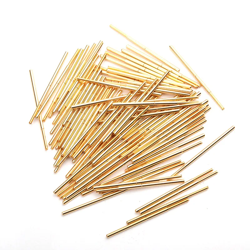 Safety Household Durable Brass Spring Test Probe PA100-Q1 100 / PCS Metal Sleeve Length 33.35mm | Обустройство дома