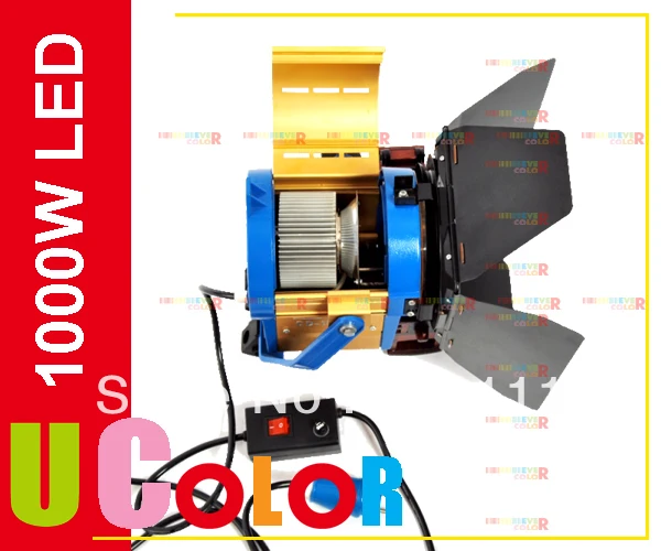 Светодиодный вольфрамовый Точечный светильник Fresnel для студии 2X1000 Вт с