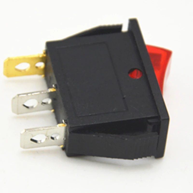 Универсальный красный тумблер 5 шт. ВКЛ./ВЫКЛ. переключатель для автомобиля