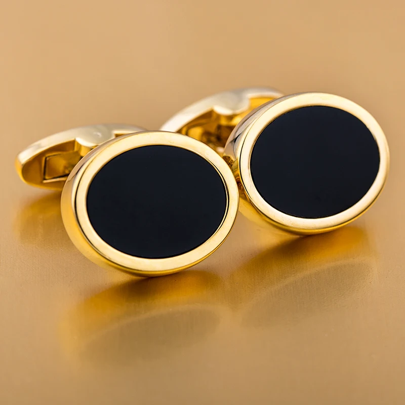 Мужские Запонки KFLK высококачественные золотые запонки на пуговицах для свадьбы