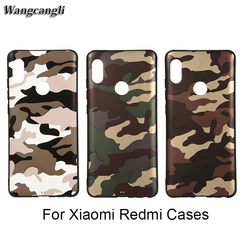 Армейский зеленый камуфляж Чехол для Xiaomi Redmi 4X 4A Note 5 Pro Plus 6 6A S2 YS F1 A1 a2 Мягкие TPU