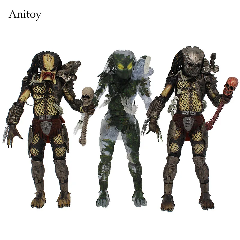 NECA 30th юбилей джунглей патруля соприкосновение извлечения Маскировка голландский джунгли Охотник Unmasked демон Хищник фигурка