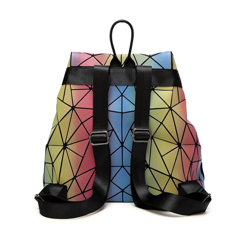 2021 Для женщин Лазерная рюкзак для девочек подростков рюкзаки сумки складной зонт