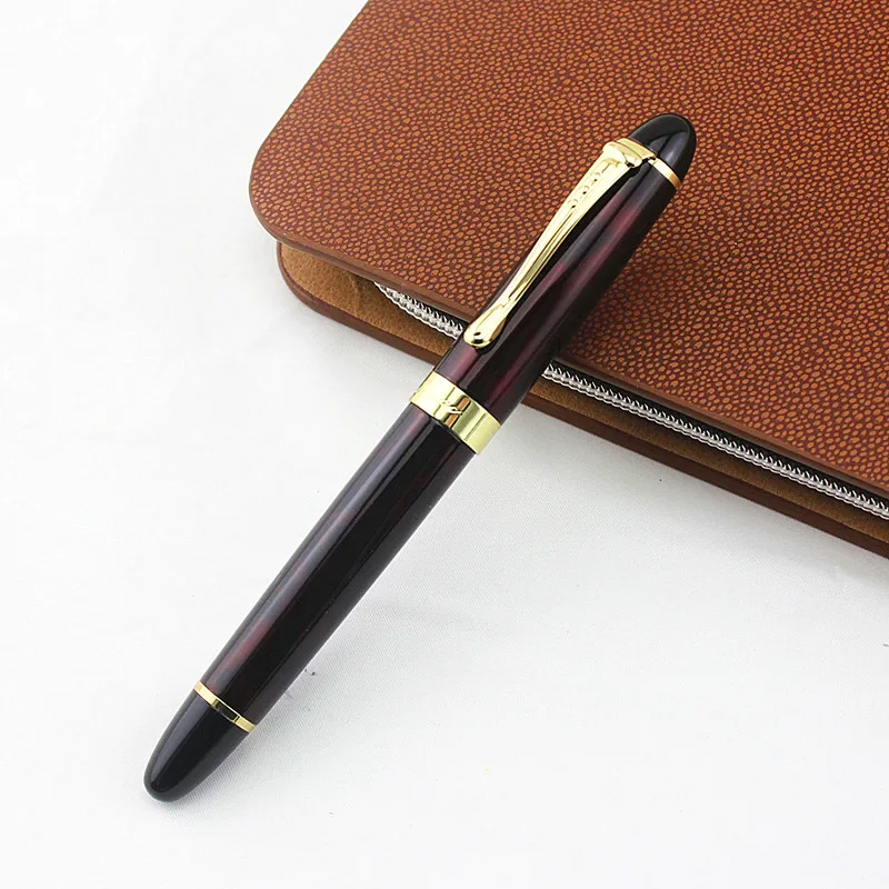 Jinhao X450 металлический круглый РОЛИК ручка без пенал Роскошные школьные канцелярские принадлежности Роскошный письменный милые ручки