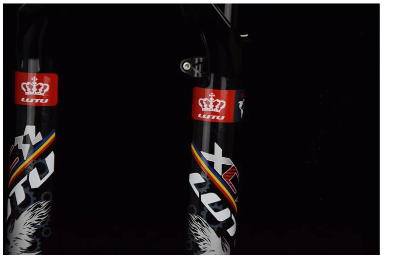 Велосипедная воздушная вилка 26 27,5 29 ER MTB горная подвесная вилка воздушная устойчивость плечо контроль прямая труба кашима внутренняя труба