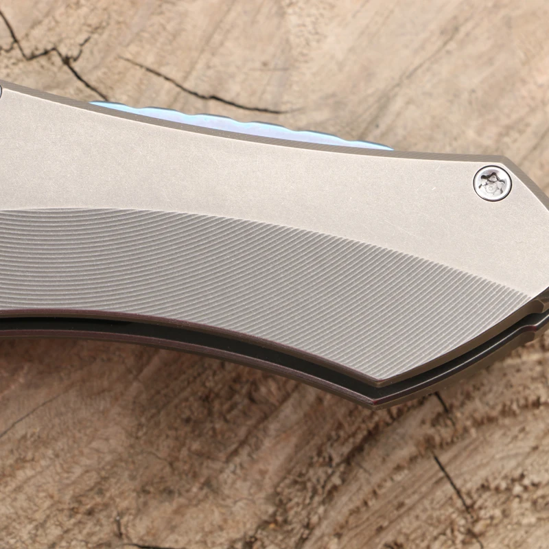 Green Thorn poluchetkiy titanium сплав Флип складной нож в форме m390 лезвие для кемпинга охоты