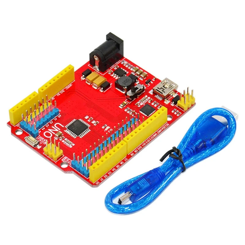 1 шт. Uno R3 плата Atmega 16U2 + Mega328P Чип 16 МГц для Arduino макетная Usb кабель | Электроника