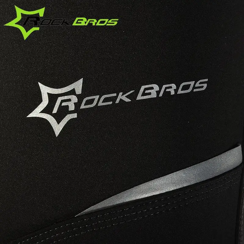 Новинка ветрозащитные велосипедные брюки Rockbros длинные MTB теплые флисовые штаны с