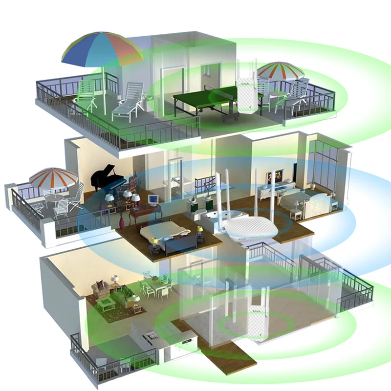Tenda A12 300 Мбит/с Wi-Fi ретранслятор, идеальный партнер беспроводного WiFi роутера беспроводной расширитель диапазона Wi-Fi усилитель сигнала расширитель