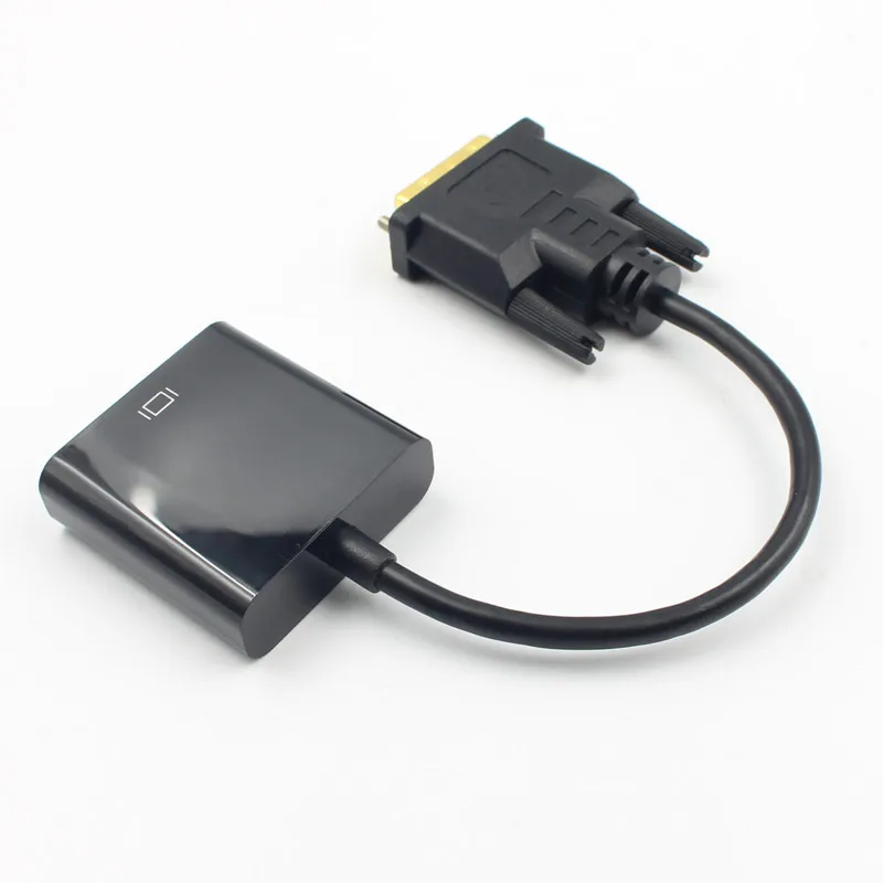 Kebidu 1080P HDMI DVI Мужской к VGA Женский видео конвертер адаптер 24 + 1 Pin 25 DVI-D кабель с