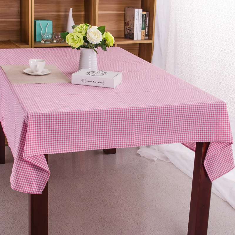 Rural Style Tablecloth Plaids Table Cloth Rectangle Cover Cotton Linen Tablecloths for Home Dinner Tea Tableclothes | Дом и сад