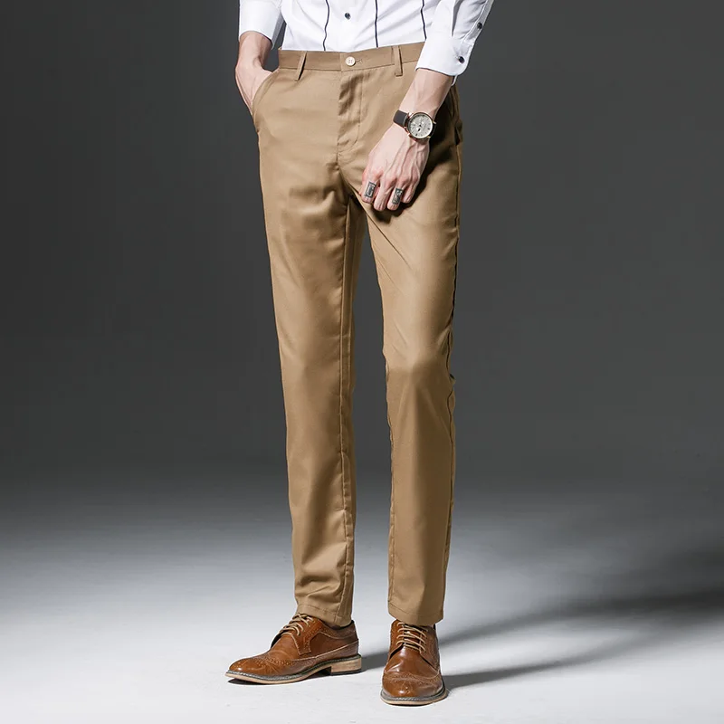 Мужской костюм брюки повседневные мужские деловые длинные модный новый