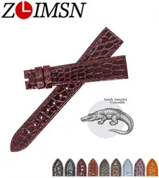 Ремешок для часов ZLIMSN из натуральной кожи с пряжкой для универсального ремешка 12-24 мм