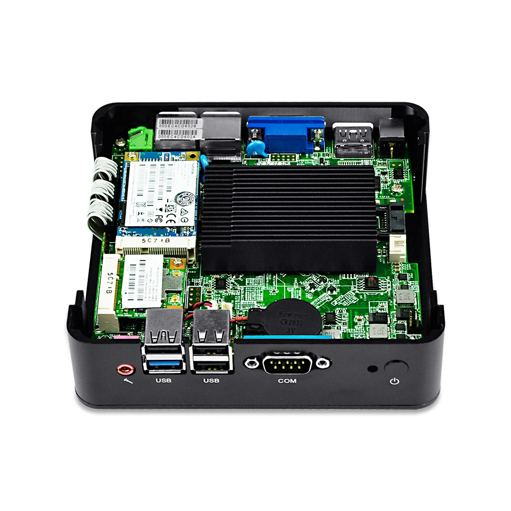 OEM/ODM безвентиляторный мини ПК Qotom Q180P/Q190P с процессором Celeron J1800/J1900 на плате 1080P 4