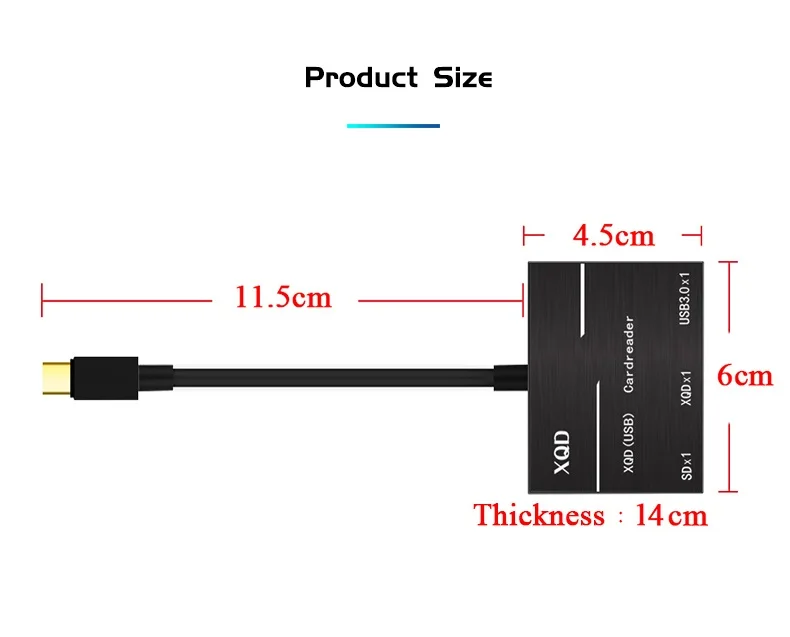 USB-C XQD SD кард-ридер до 500 МБ/с. высокое Скорость Тип-C USB3.0 концентратор Камера комплект адаптер для sony м/G серии Nikon D4/D5/D500