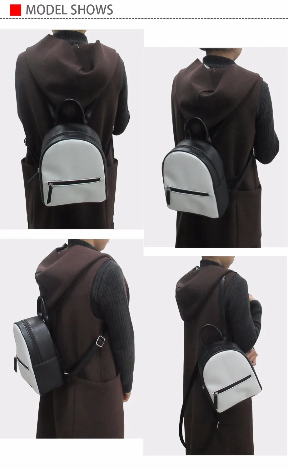 Рюкзак женский под заказ ранец из денима с принтом кошки и джинсов школьный