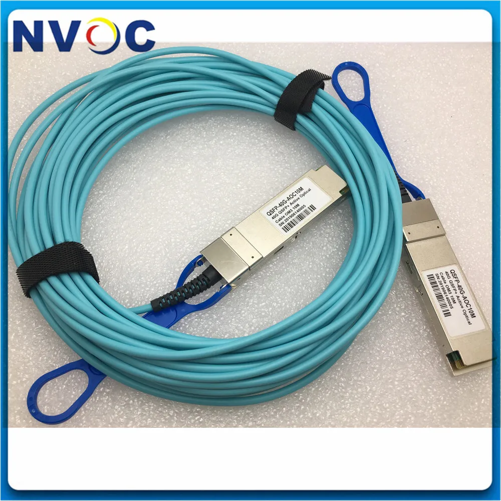 50M (164ft) 40gbps QSFP + Активный оптический кабель совместимый 40G AOC (50 метровый до +)|Детали