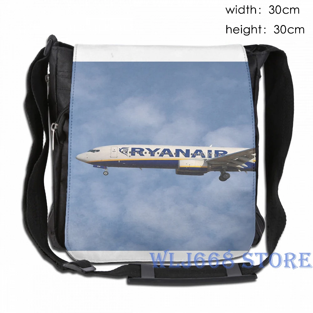 Забавные сумки через плечо с графическим принтом для женщин Ryanair Boeing 737 8AS (2)
