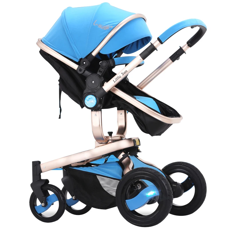 Маленькая Солнцезащитная детская коляска двухходовая легкая складная