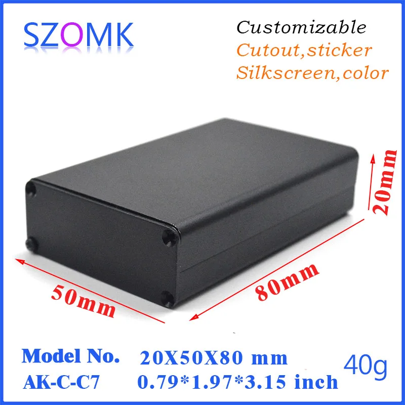 1 шт. алюминиевая стыковка для Электроника szomk 20*50*80 мм|electronic toy|electronic pad and penelectronic