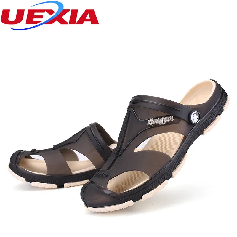 UEXIA летние крутые Мужские дышащие повседневные шлепанцы с персонализированной
