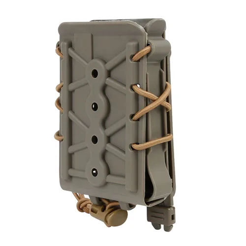 TAN Три солдата тактические Alien Molle M4 Журнал мешки для 5,56/7,62 шнур расширяемые армейские Охотничьи аксессуары - Цвет: TAN