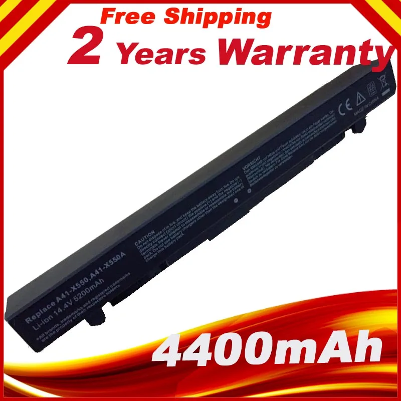 8 ячеек 5200 мАч A41-X550A батарея для Asus X450VB X450VC X450VE X550D F550VC R510VB | Компьютеры и офис