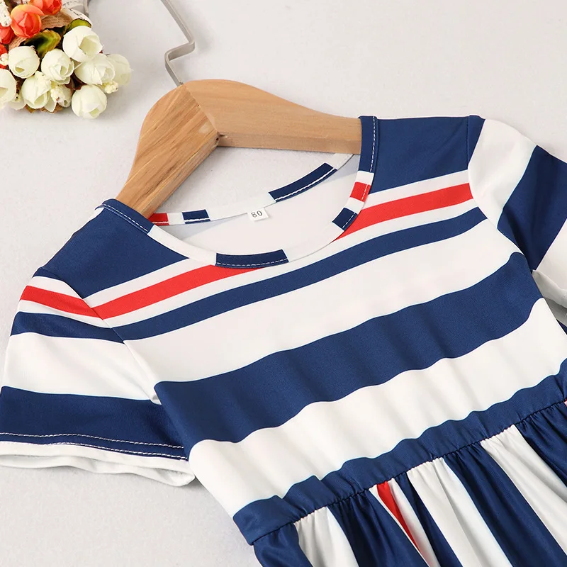 Летнее платье для родителей и детей Aile Rabbit матери дочери одежда девочек мам