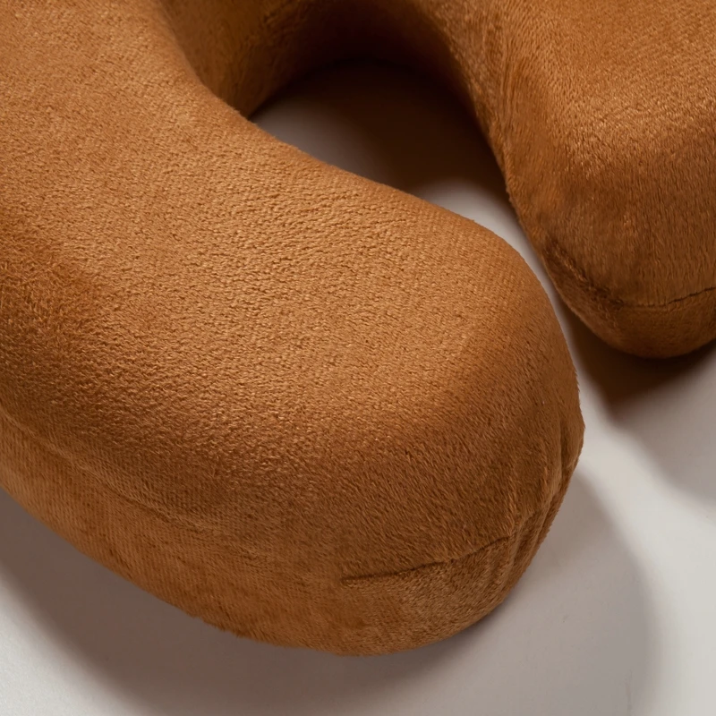 U-образный латексный бархатный ортопедический шейный постельные