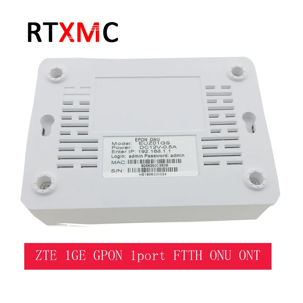 1 шт. коннектор APC GPON ONU FTTO 1GE порт FTTH ONT один LAN OLT 25 г Gpon набор микросхем для ZTE Fiber to home