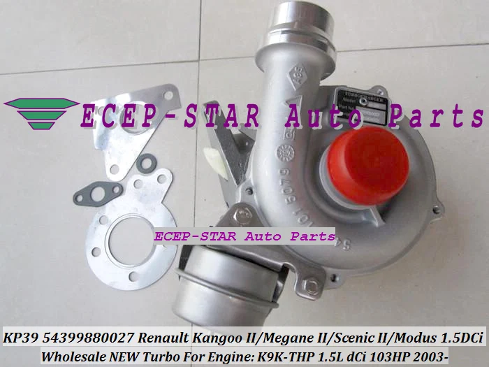 Бесплатная доставка BV39 54399880027 54399700027 54399880002 Turbo для Renault Kangoo 2 Megane Scenic Modus K9K THP л dCi