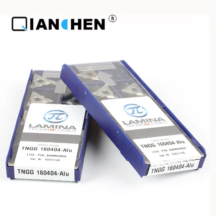 Оригинальные высококачественные Высокопроизводительные LAMINA TNGG 160404-Alu LT05(10 шт./партия) вольфрамовые карбидные режущие инструменты вставки
