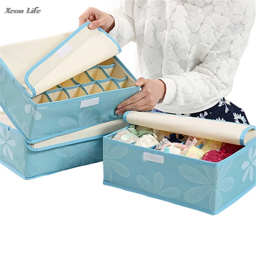 3 шт./компл. складная коробка для хранения Органайзер нижнего белья Галстук