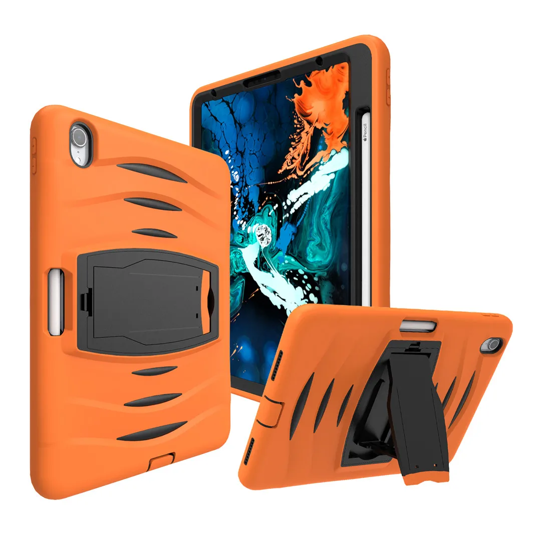 For iPad pro 12.9 case With charge apple pencil holder silicon cover protector shockproof Shell case for new iPad pro 12.9