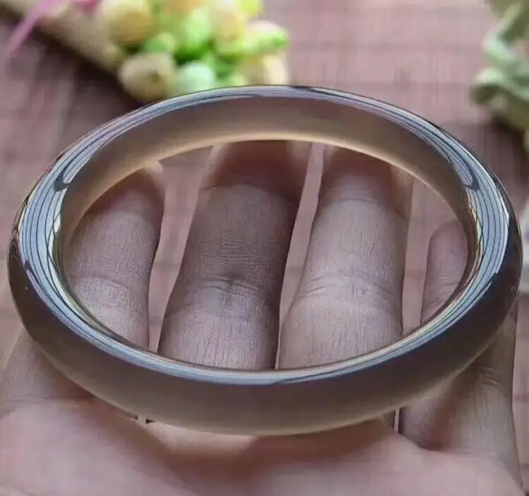 Handmade 100% Natural Icy bright pink white stone Bangle Bracelet jadeite | Украшения и аксессуары
