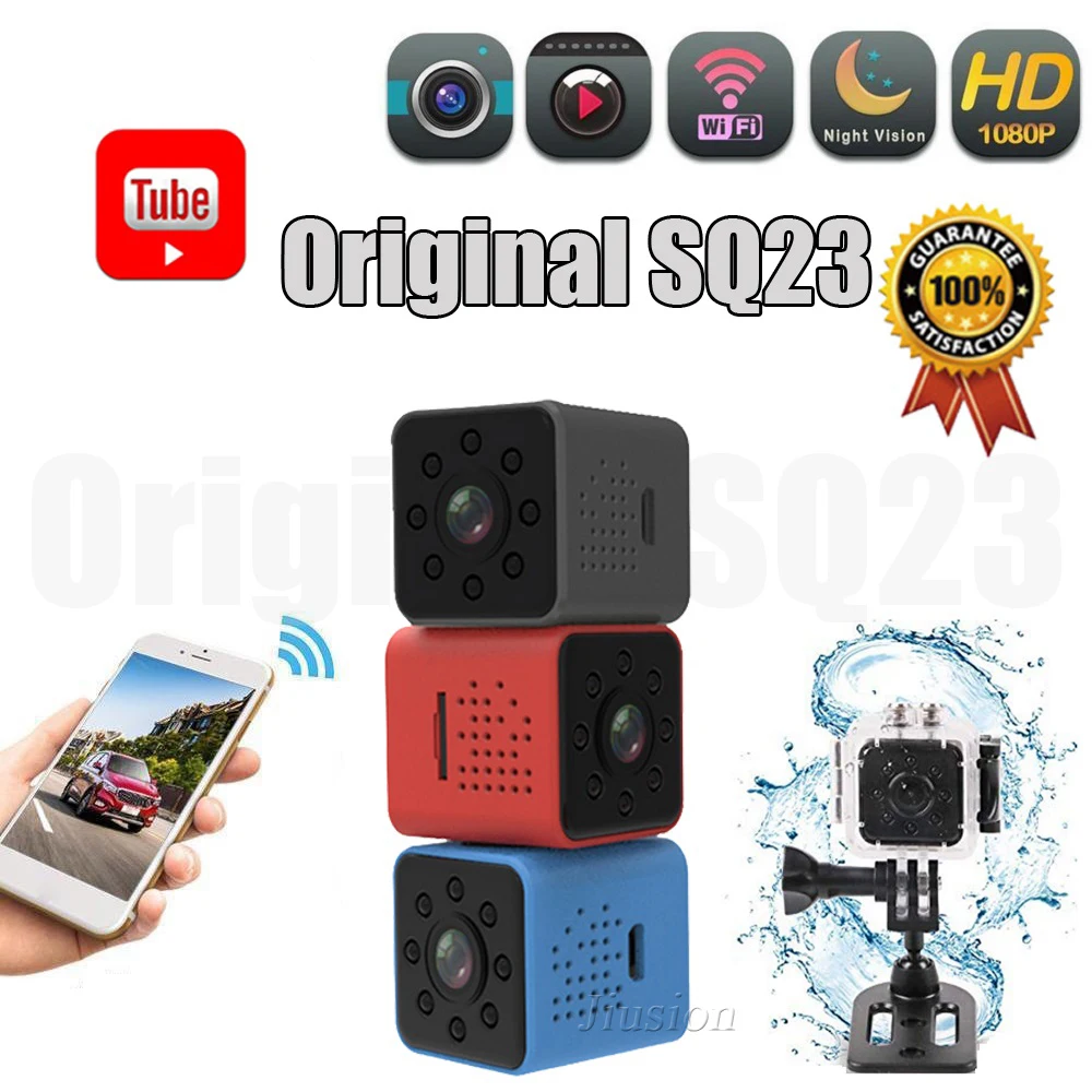 SQ23 WiFi мини-камера, беспроводная микро-камера, камера для тела, IP, секретная, ночная версия, DVR, для велосипеда, Hide Espia Oculta Gizli, Kamera, TOMMEE Hilfigger