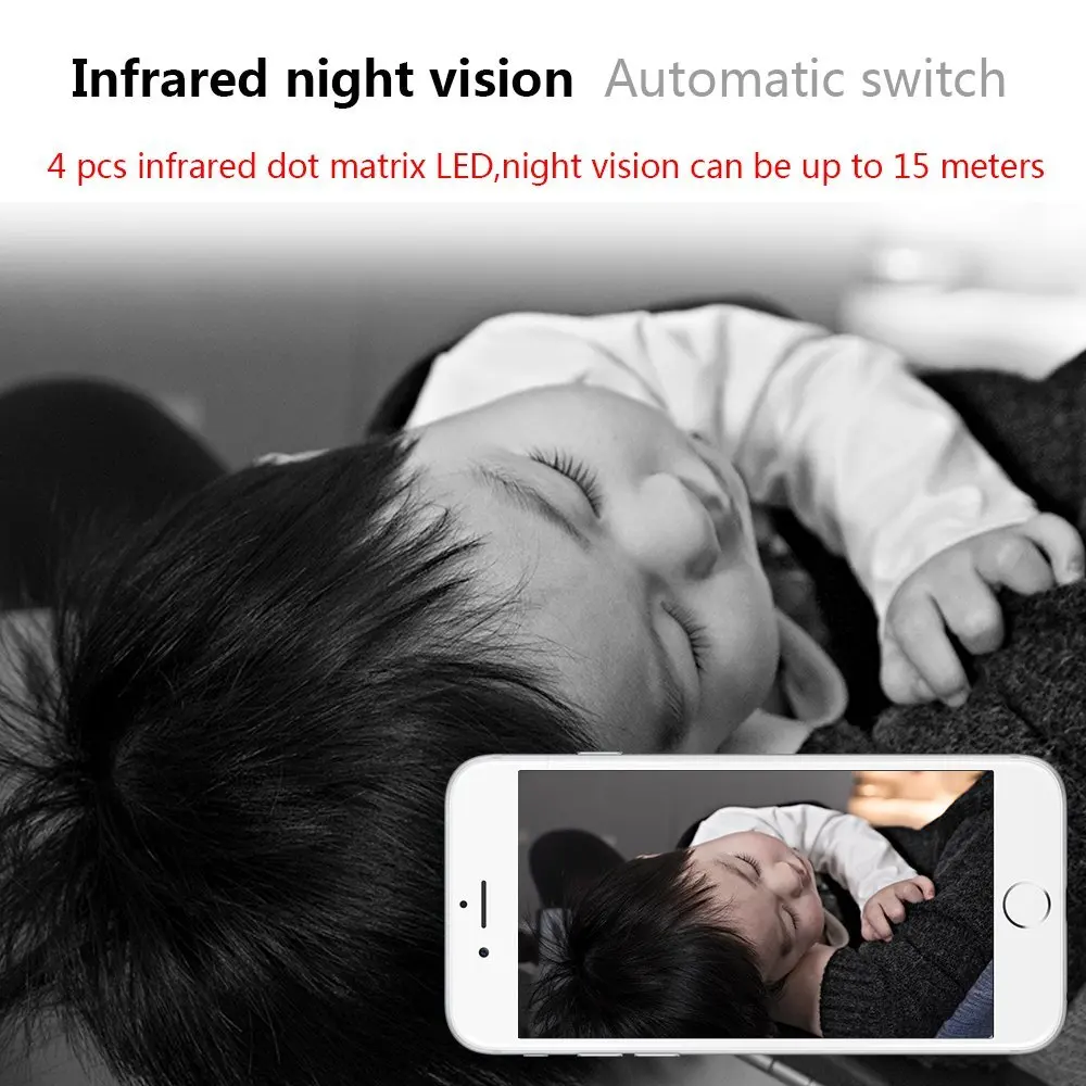 IP камера JCWHCAM 720P Wi Fi встроенный микрофон панорама/наклон видеоняня беспроводная