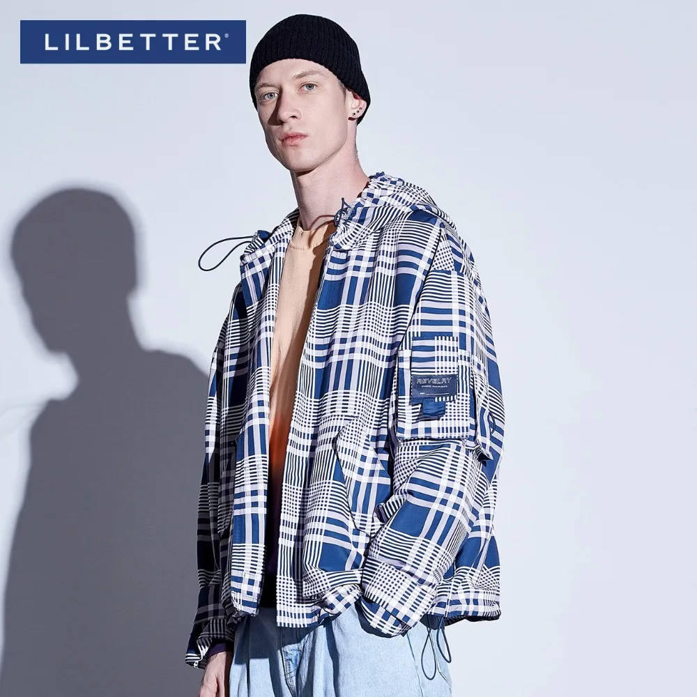 Lilbetter модные повседневные уличные куртки с капюшоном в стиле хип хоп для