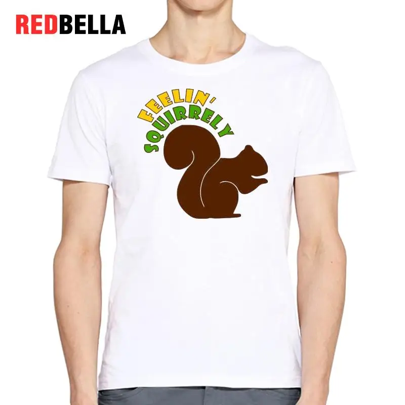 Redbella Camiseta Hombre Мода 2017 белый повседневные футболки Для мужчин животного Забавные