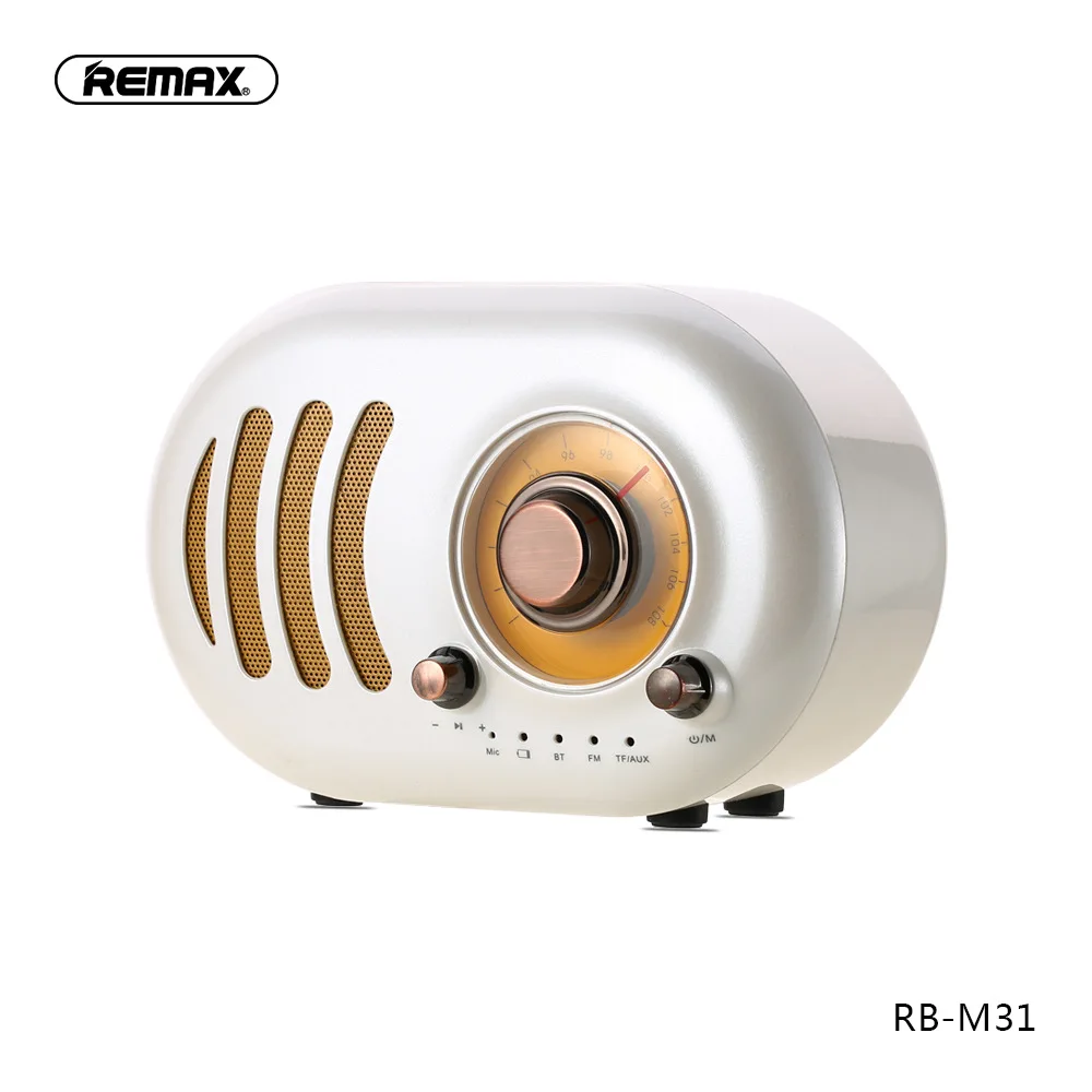 Remax беспроводной Bluetooth спикер Bluetooth 4,2 Портативный HIFI Bluetooth динамик для IOS Android смартфонов RB-M31