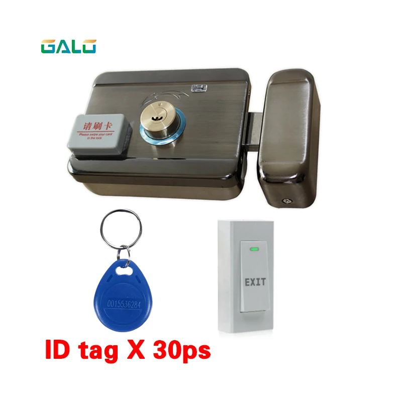 D kit b 125 кГц электронные замки бытовые электронные и напрокат ID карты замок двери интегрированный дистанционный Интеллектуальный индукционный дверной замок - Цвет: D kit b