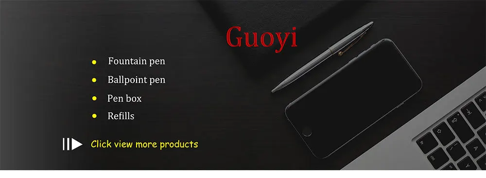 Guoyi A203 креативная металлическая гелевая ручка для обучения в офисе для школы, канцелярские принадлежности, подарки, роскошная ручка для отеля, шариковая ручка для делового письма