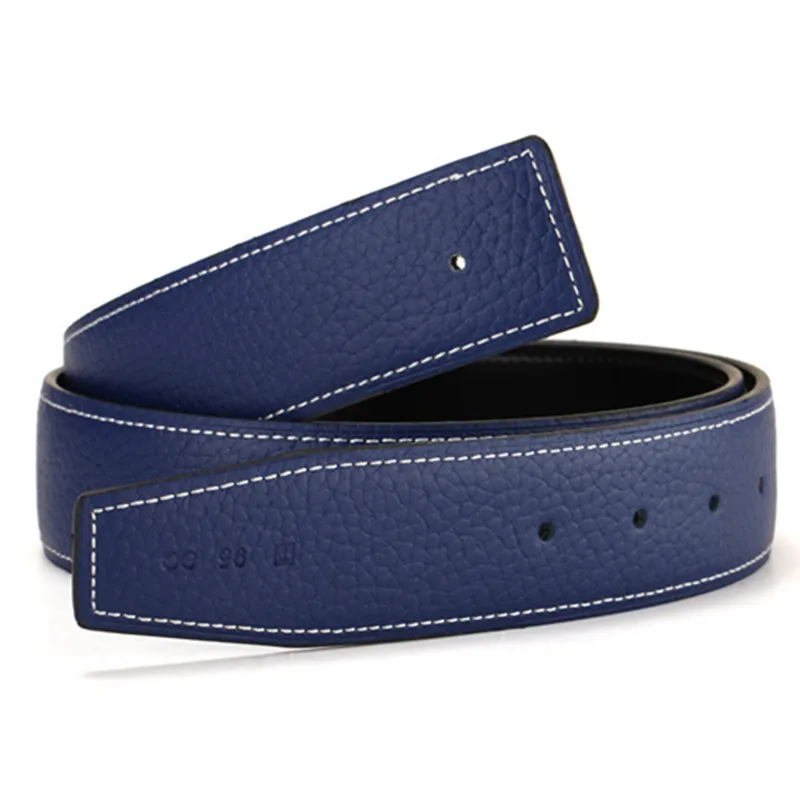 Ремень с автоматической пряжкой для мужчин и женщин широкий кожаный