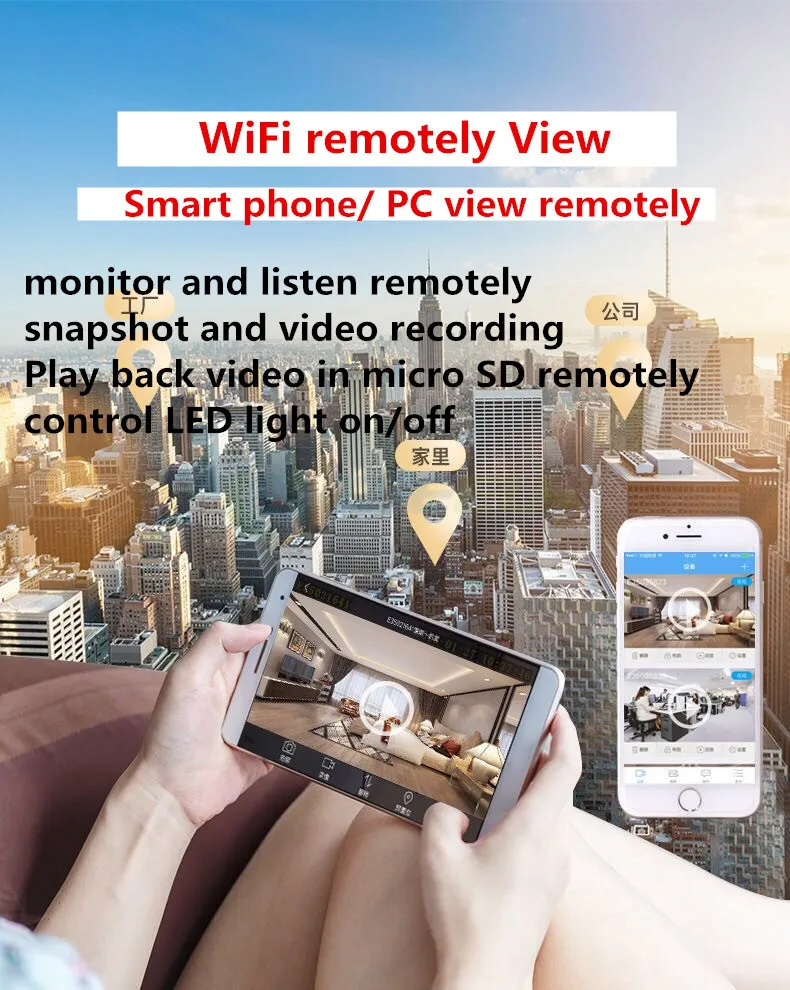 1080P HD супер мини wifi ip камера Встроенный аккумулятор приложение ночного видения Удаленный просмотр wifi sd карта широкоугольный магнит