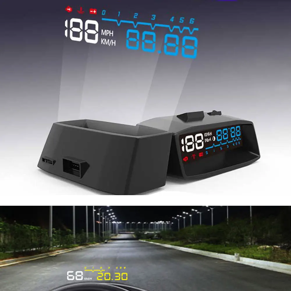 Автомобильный Hud переключатель OBD2 автомобильный проектор OBD II EOBD система HUD для