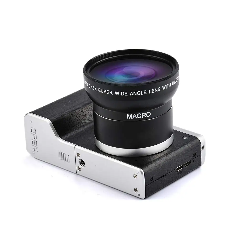 Новый стиль R6 сенсорный экран 24MP 12X оптический зум F3.2 6.5 цифровой