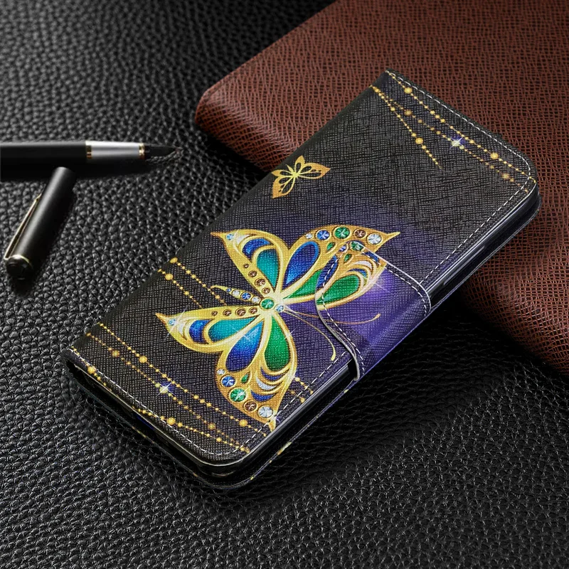 Окрашенный кожаный флип-чехол для Xiao mi Red mi 7 7A 5 Plus K20 Pro note 7 pro 8 pro Чехол-бумажник для Xiaomi mi A2 Lite