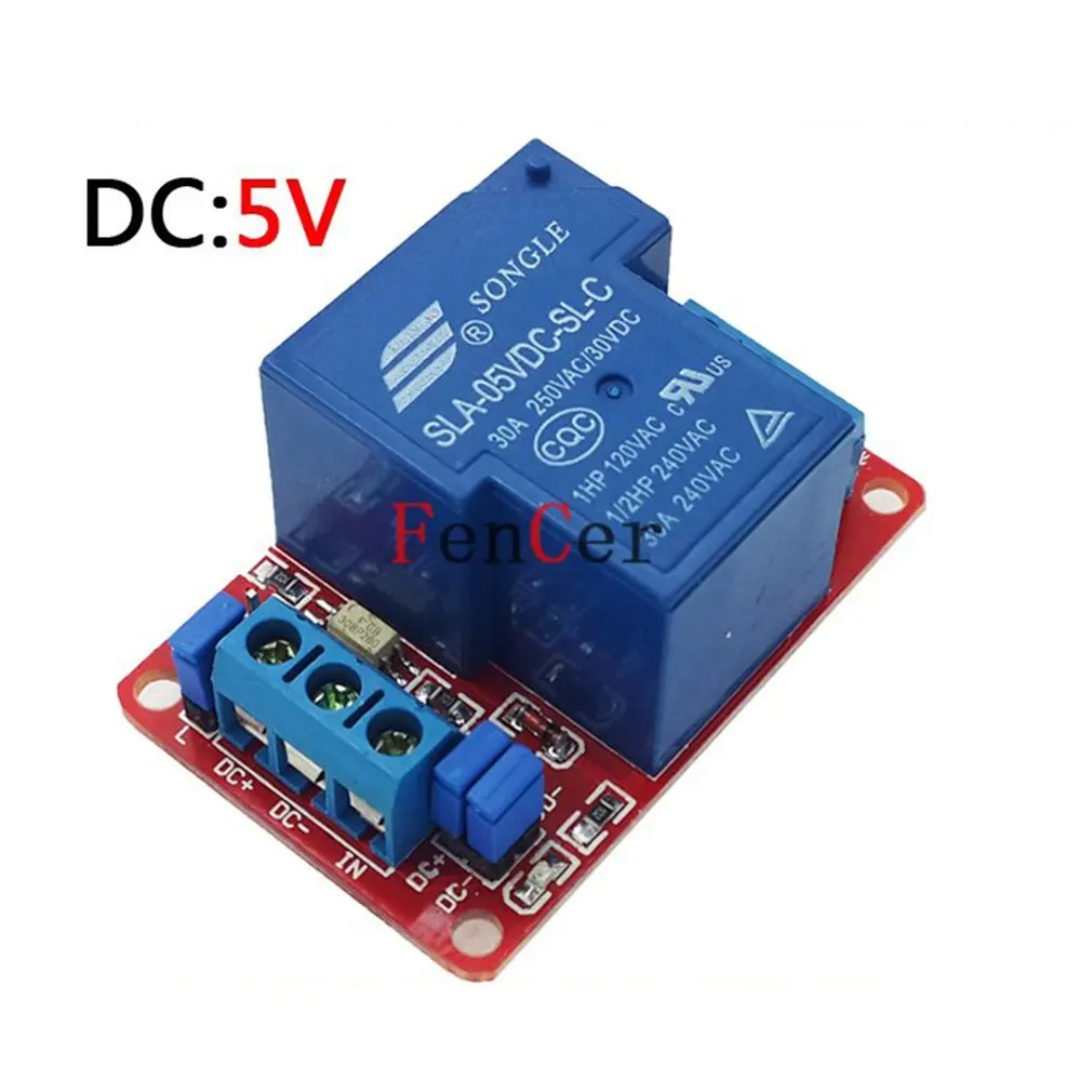 Небольшой размер высокой точности 1 способ 30A оптопара изоляции релейный модуль