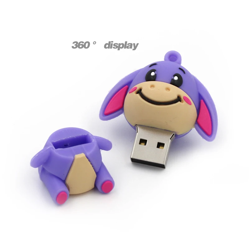 Usb флеш накопитель силиконовый в виде животного 4 32 Гб|pendrive usb 2.0|pendrive usbusb 2.0 |